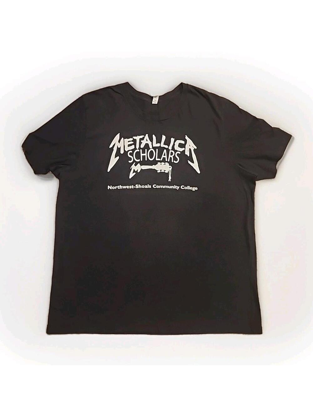 Northwest-Shoals Community College t-shirt  Metallica Scholars Size 2XL (083)
